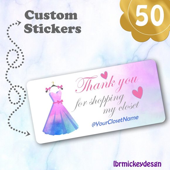 Thank You Stickers - Picture 1 of 3
